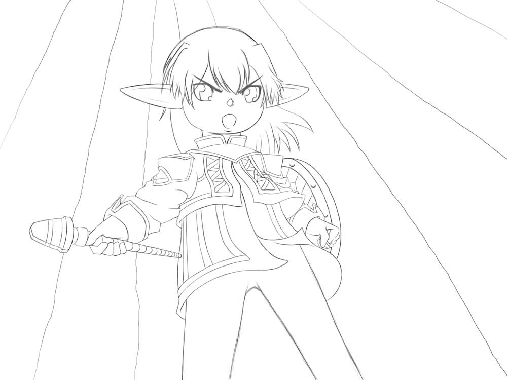 My TaruTaru from FFXI
This was originally going to be twinned with another picture from the taru's perspective looking down at the rabbit =^^=
Keywords: Final Fantasy XI Taru White Mage