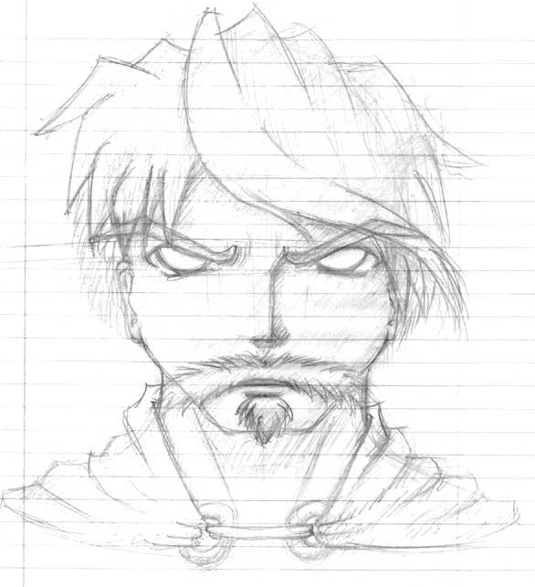 Angry Guy
Well this didn't scan very well =| More evil looking guys.
