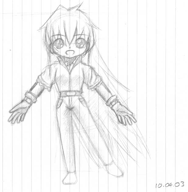 Mum gardening
A picture of mum in her gardening clothes drawn while I was visiting home.
Keywords: mum