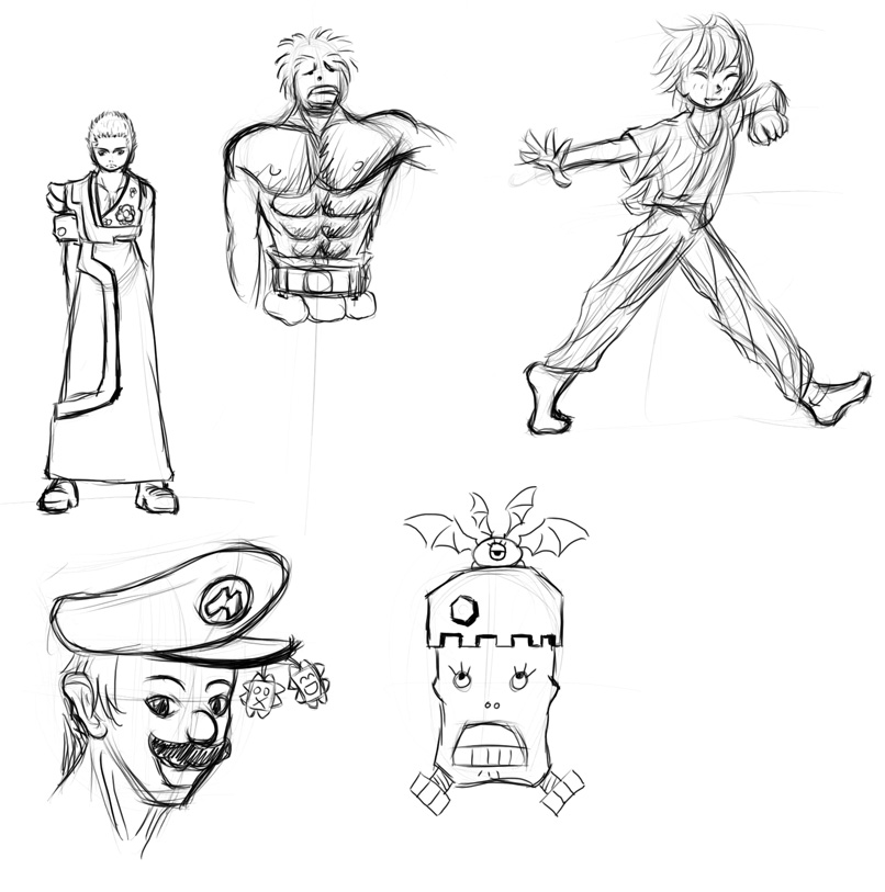 More Random Sketches...
... from aages ago
