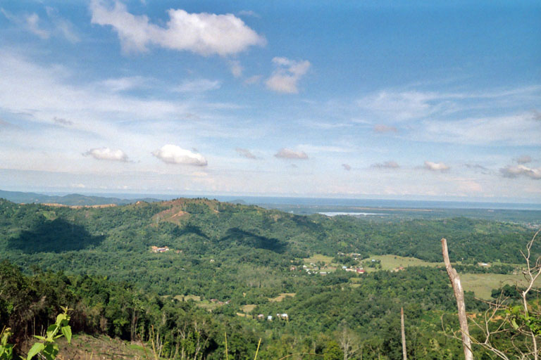 The land below
Taken from the trail that we were mountain biking along.
