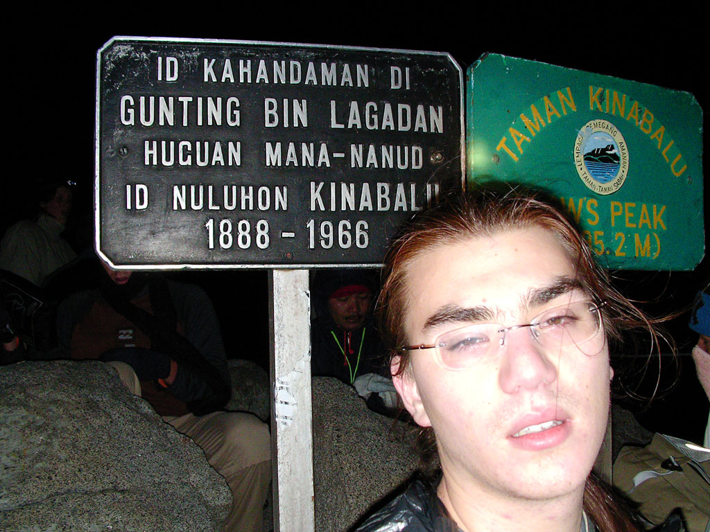 Me at the summit
Do I look awake? It's bloody freezing up there at 5:30am!
