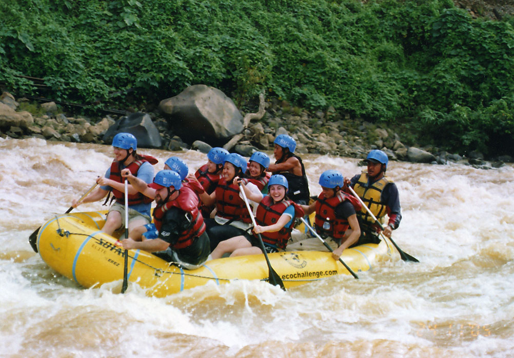 White Water Rafting at KK
