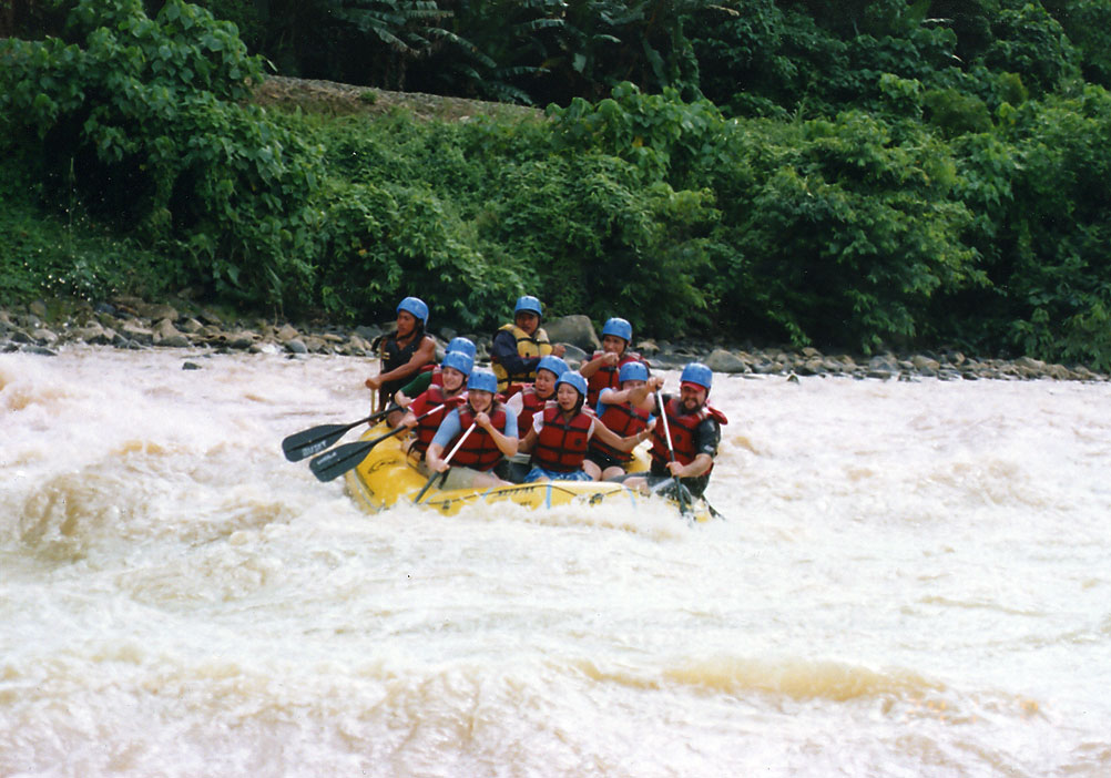 White Water Rafting at KK
