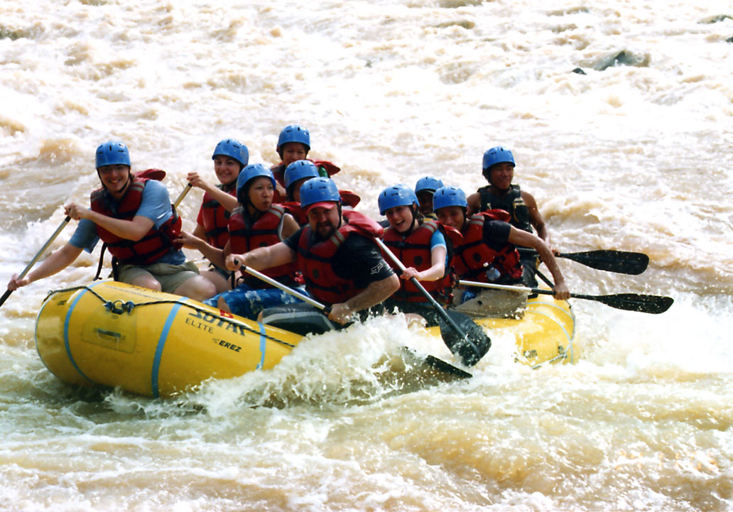 White Water Rafting at KK
